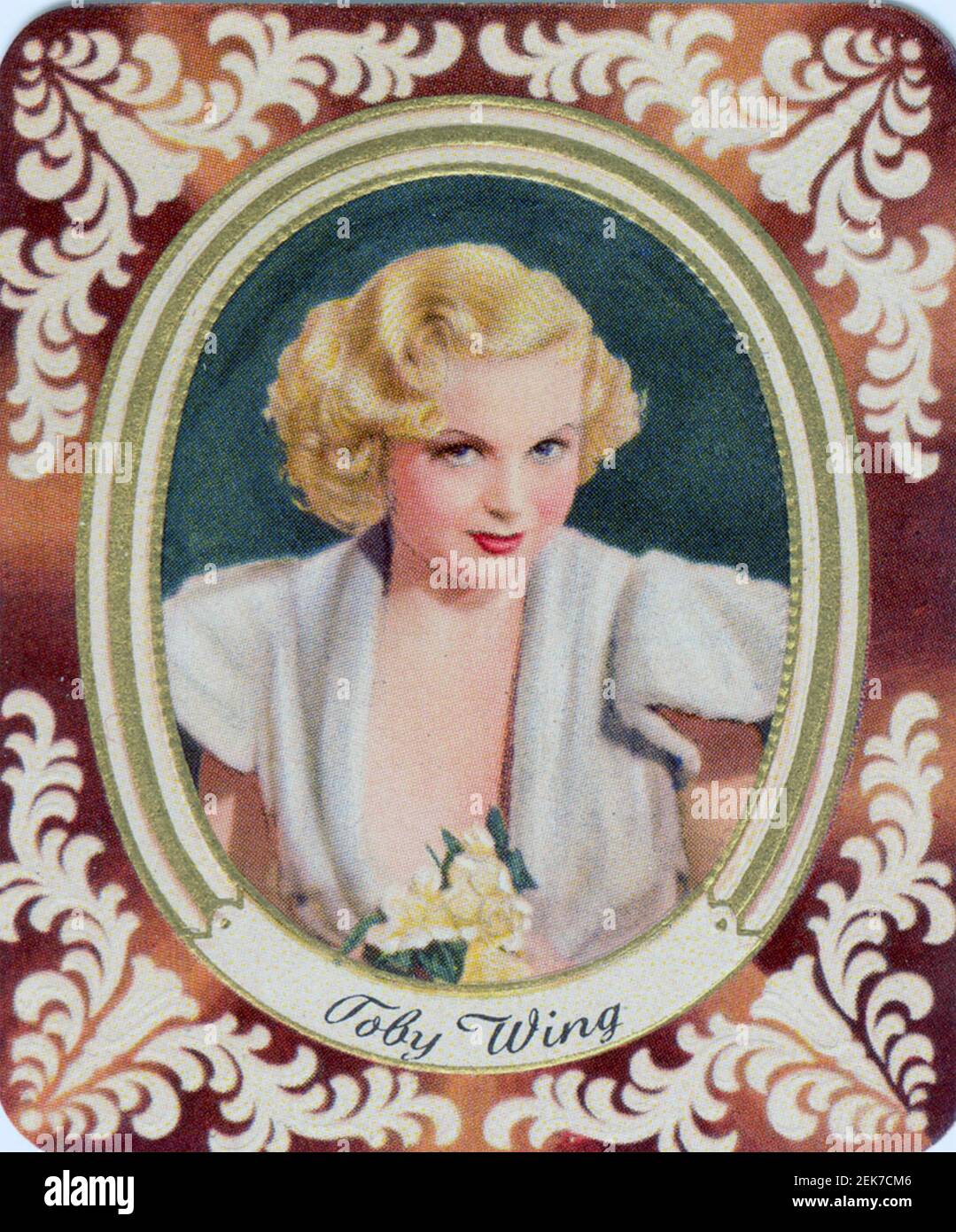 TOBY WING (1915-2001) American film actress about 1935 Stock Photo