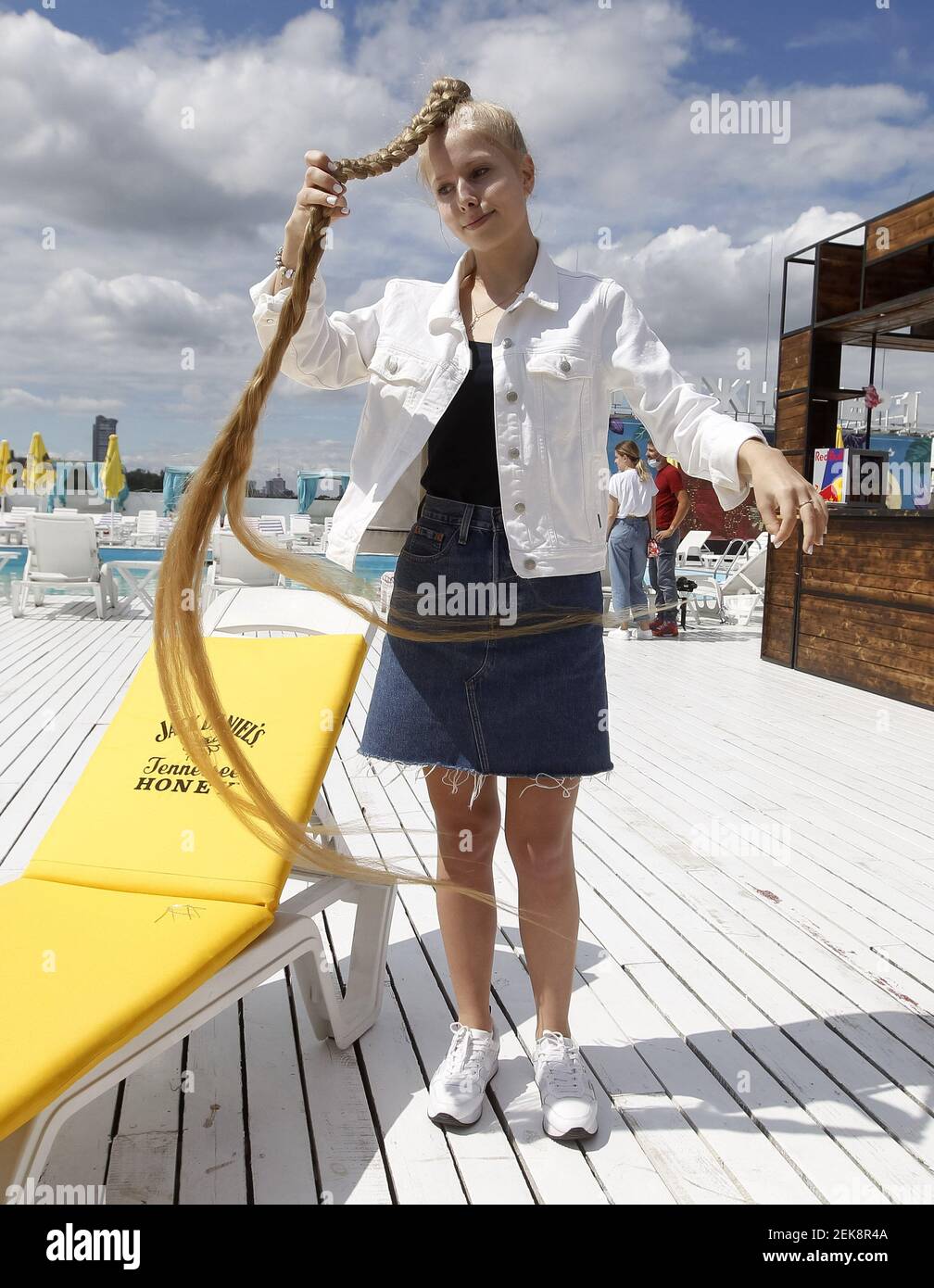 Olena Korzenyuk,17, who is a record holder for teenager with the ...