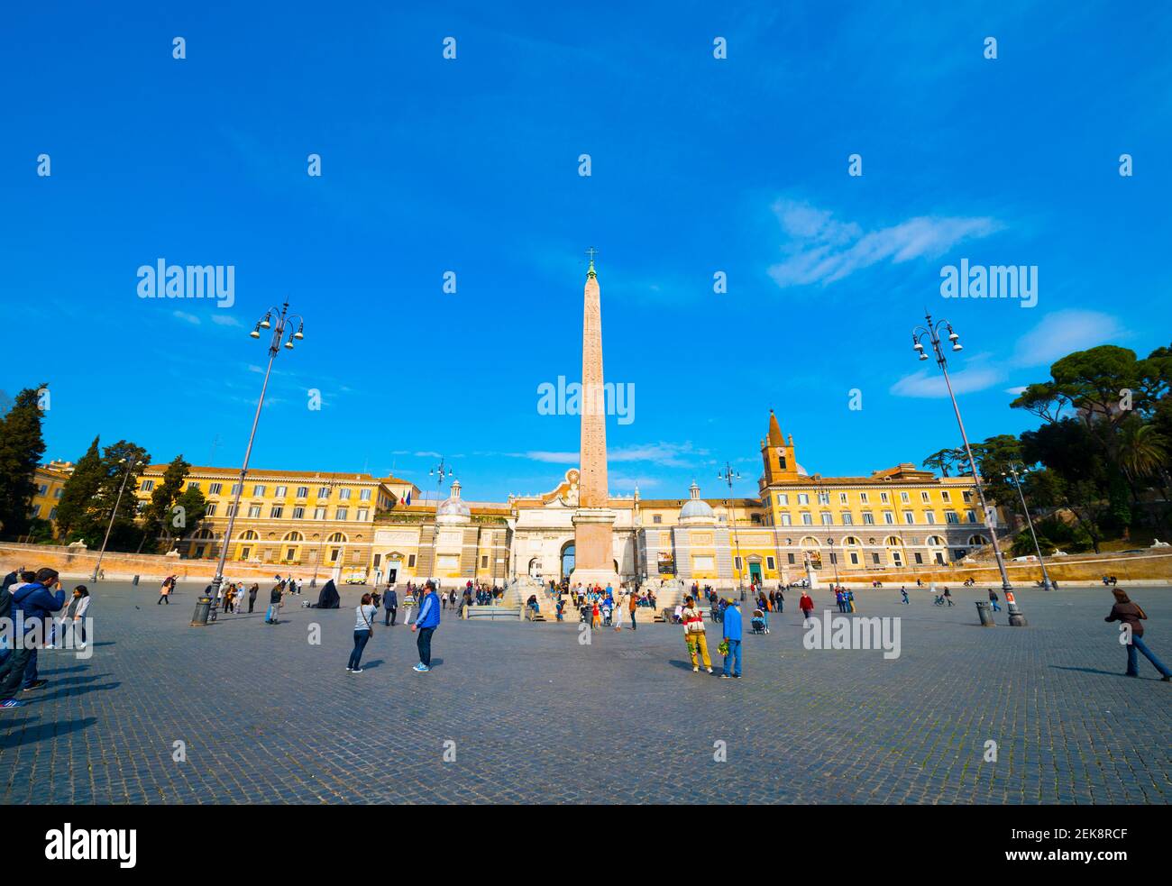 Gate piazza del popolo hi-res stock photography and images - Alamy