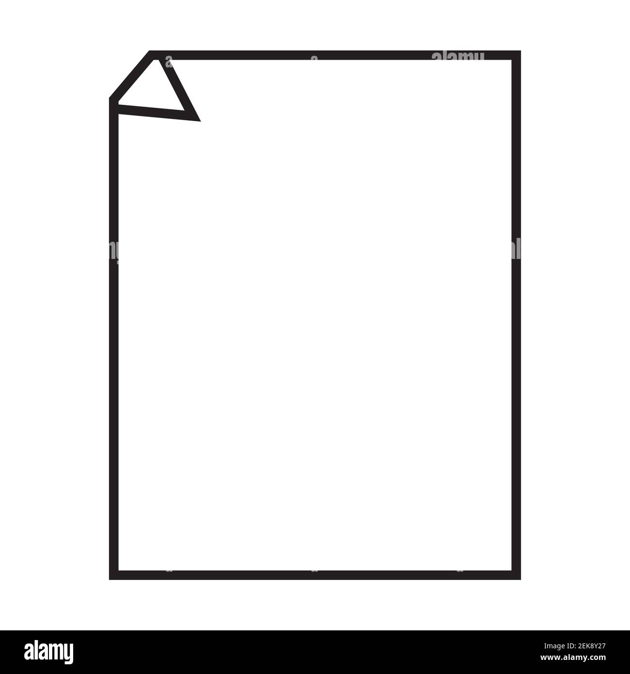 blank-paper-icon-on-white-background-vector-stock-photo-alamy