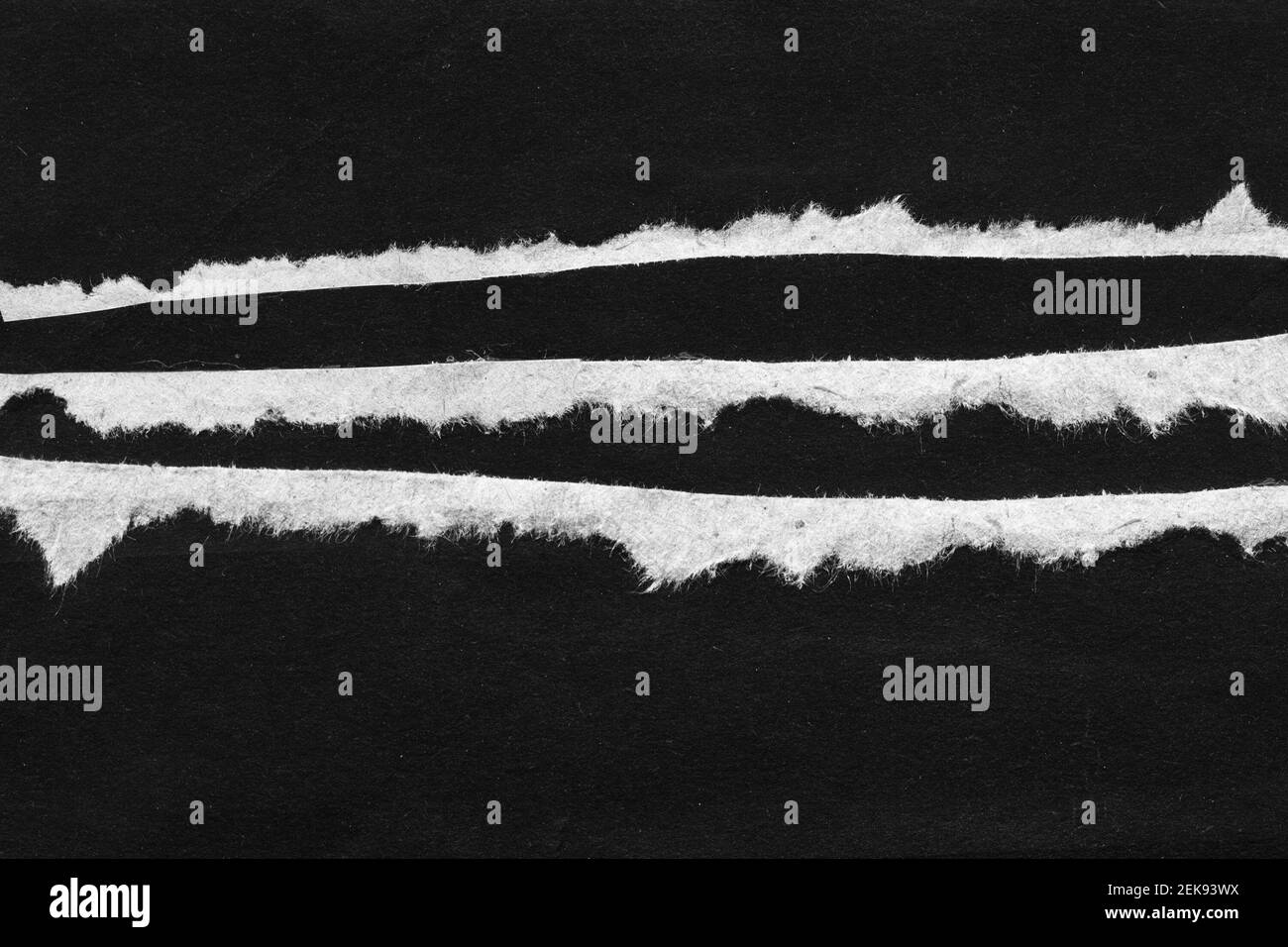 Abstract landscape, black and white minimalist art illustration Stock