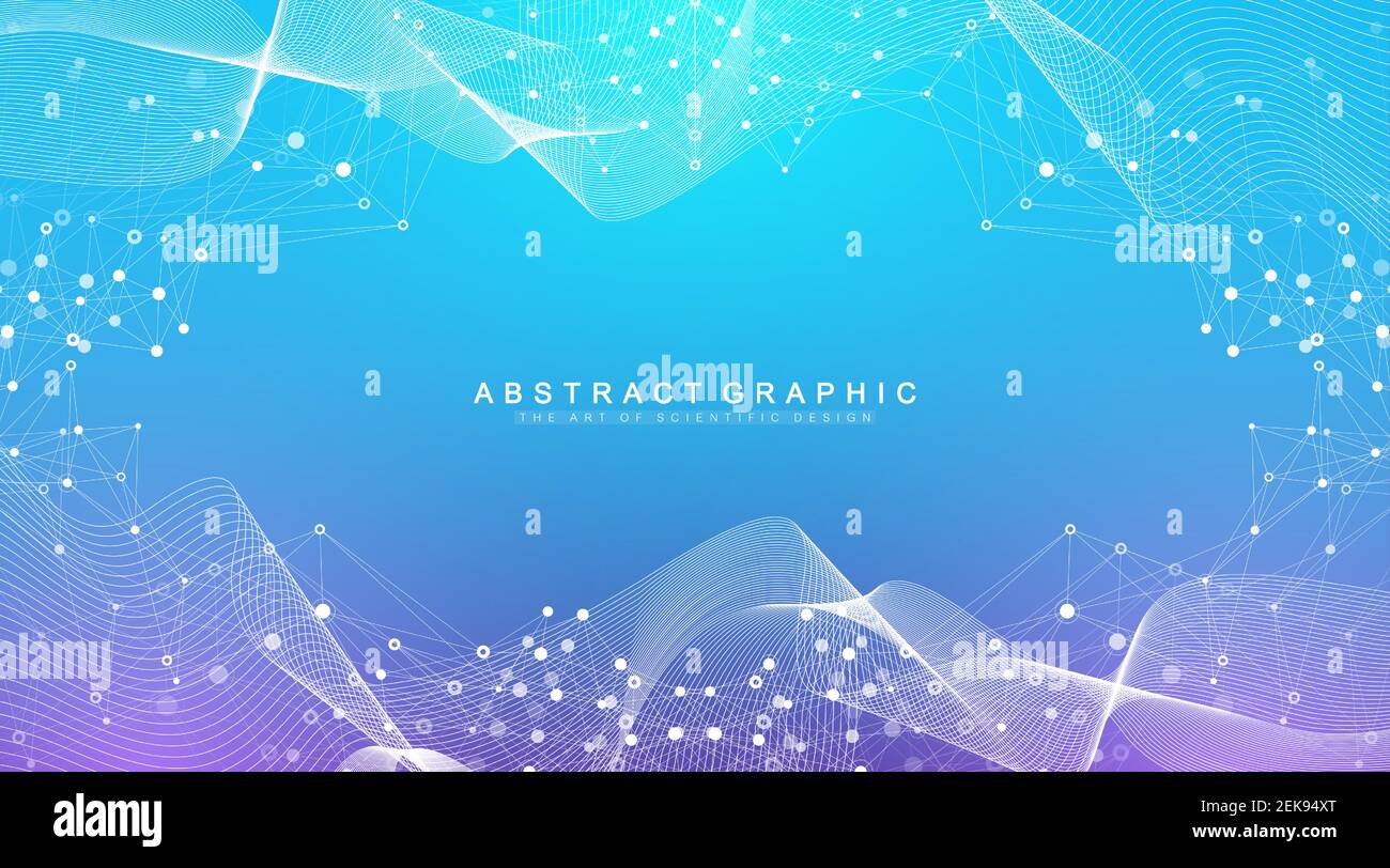 Abstract fiction vector illustration quantum computer technology. Sphere explosion background. Deep learning artificial intelligence. Big data Stock Vector