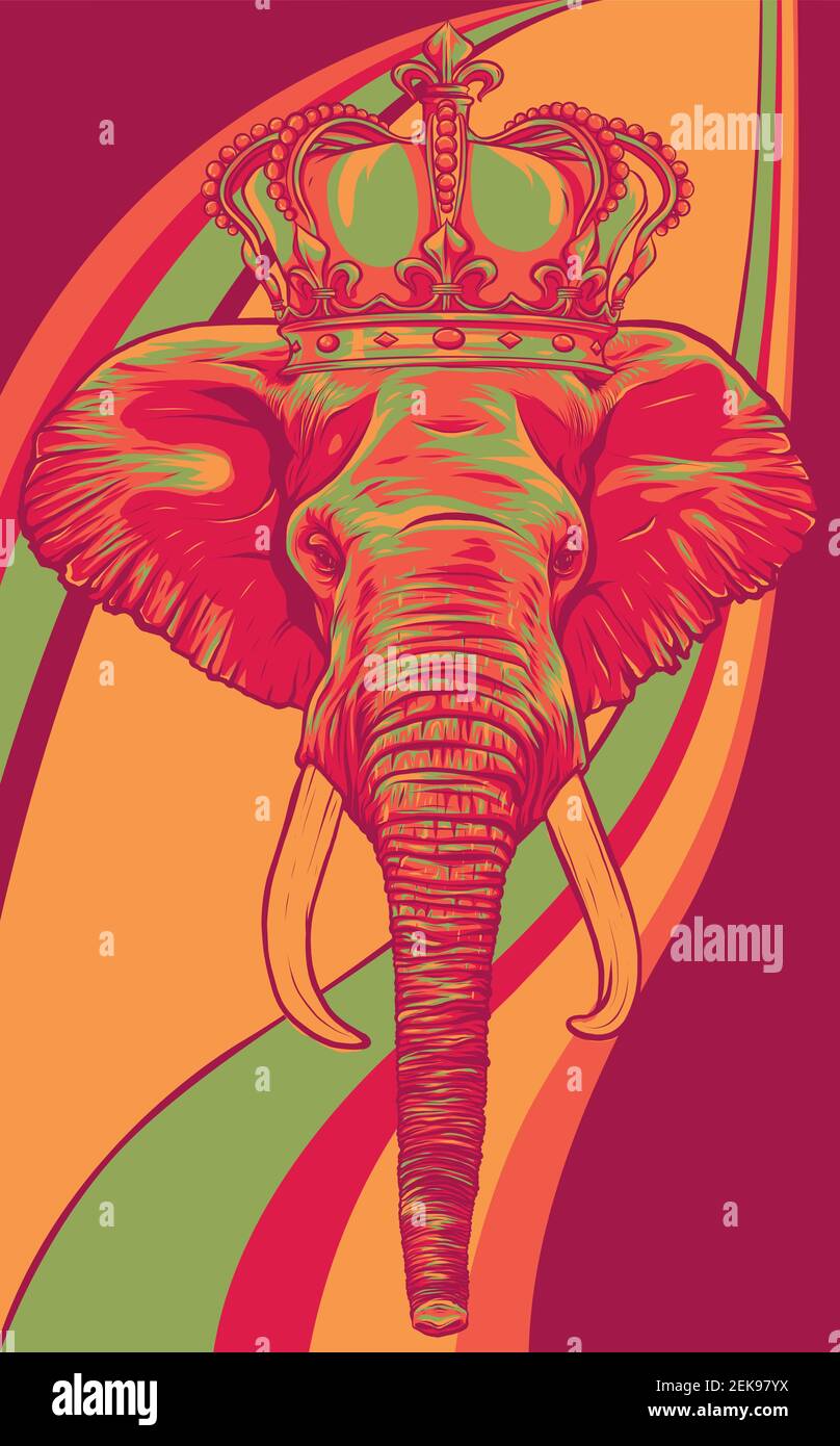 Elephant Male King Street Ling Design NEW 60th Birthday Card