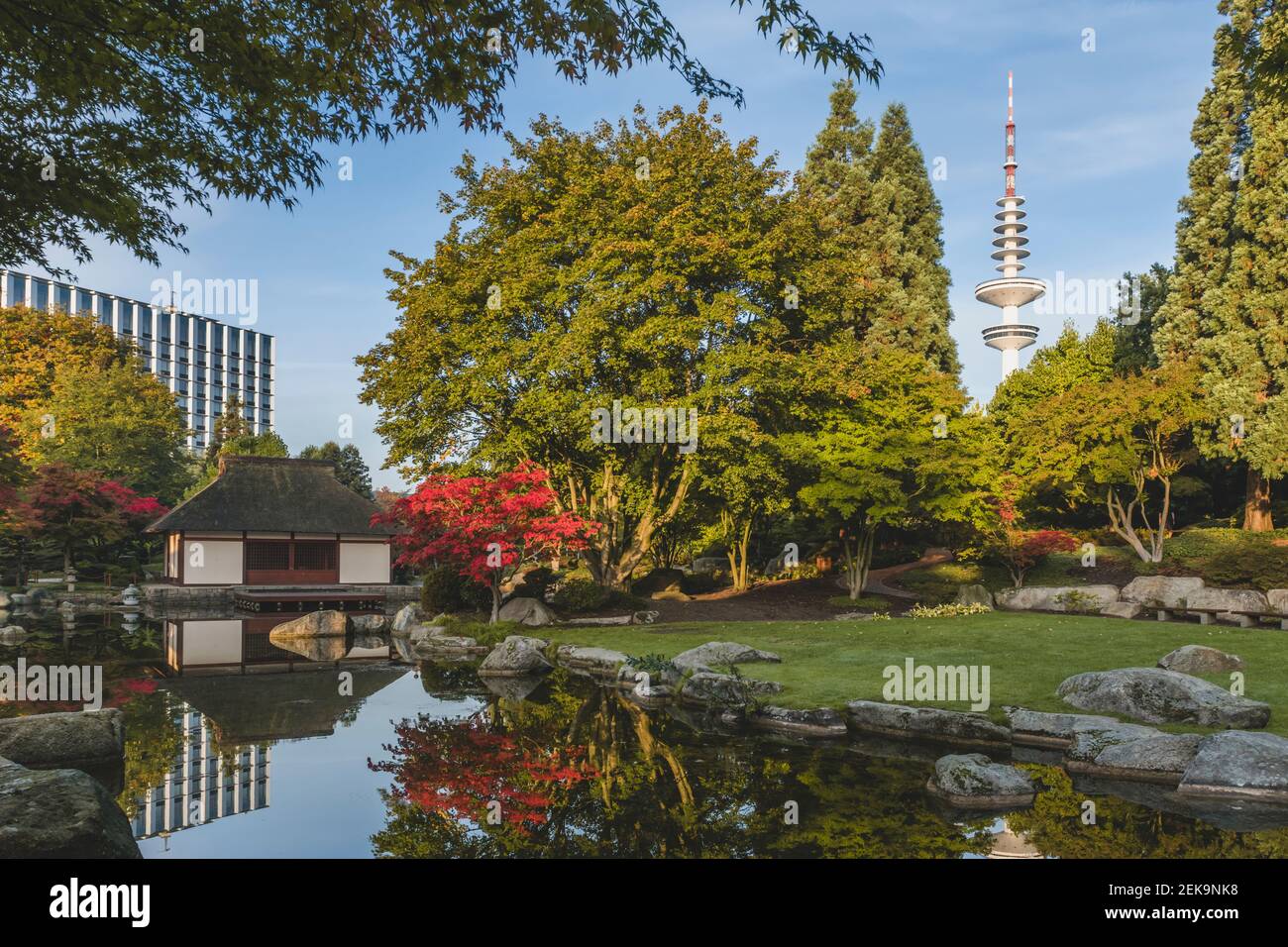 Germany, un Blomen public in autumn Stock Photo - Alamy