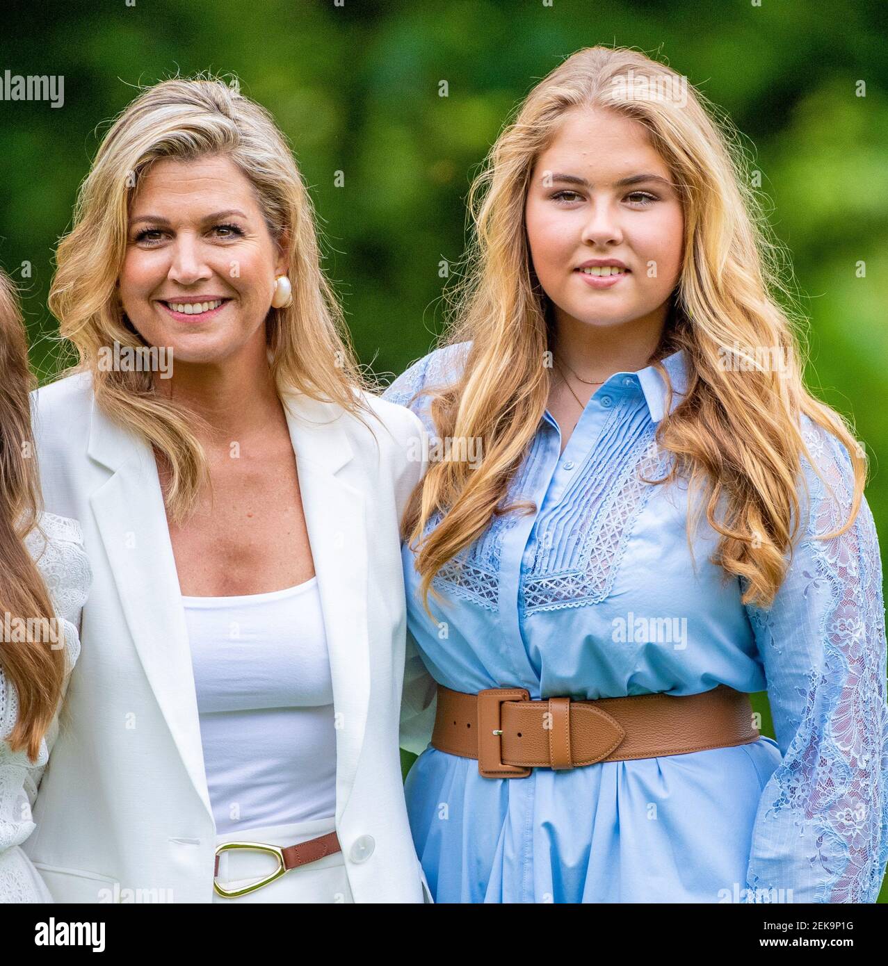 Queen Maxima of the Netherlands and Princess Amalia during the annual ...