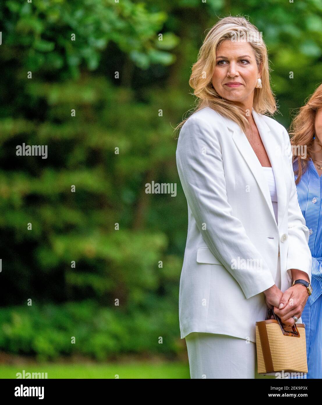 Queen Maxima of the Netherlands during the annual summer photo session ...