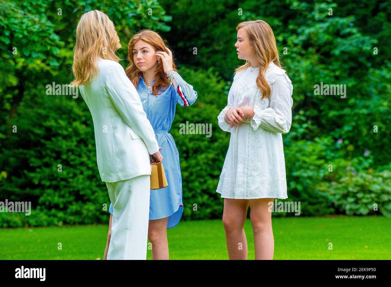Queen Maxima of the Netherlands, Princess Alexia and Princess Ariane ...