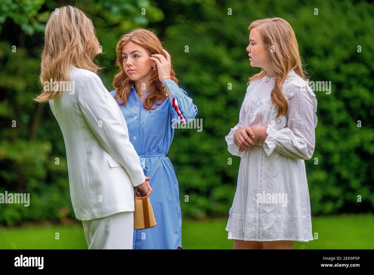 Queen Maxima of the Netherlands, Princess Alexia and Princess Ariane ...