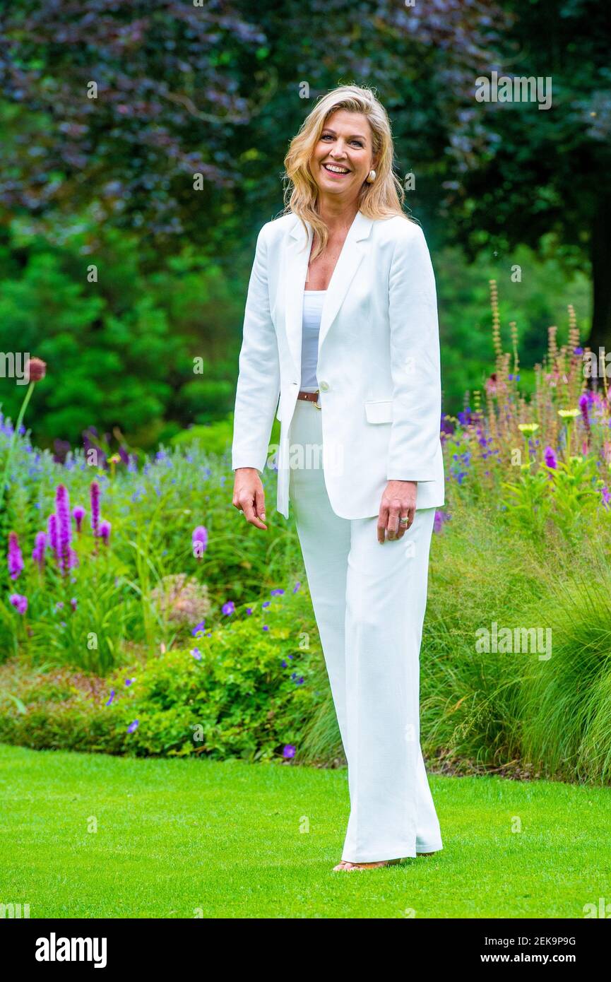 Queen Maxima of the Netherlands during the annual summer photo session ...