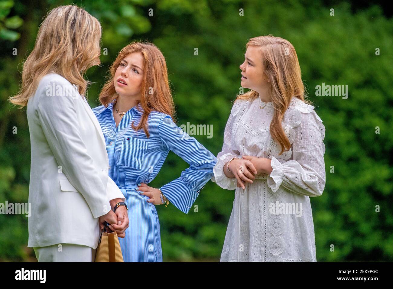 Queen Maxima of the Netherlands, Princess Alexia and Princess Ariane ...