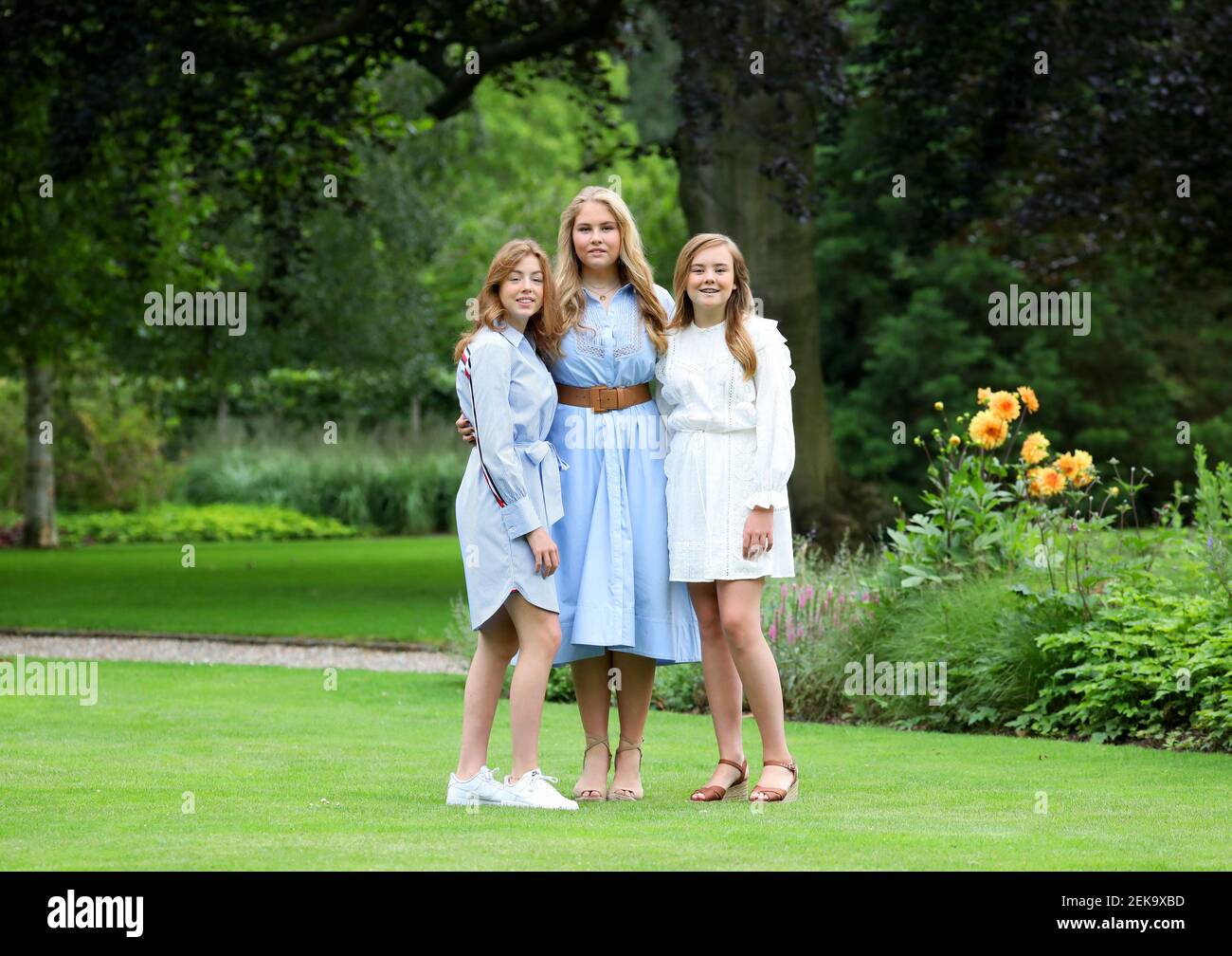 Queen Maxima and King Willem-Alexander with Princess Amalia and ...
