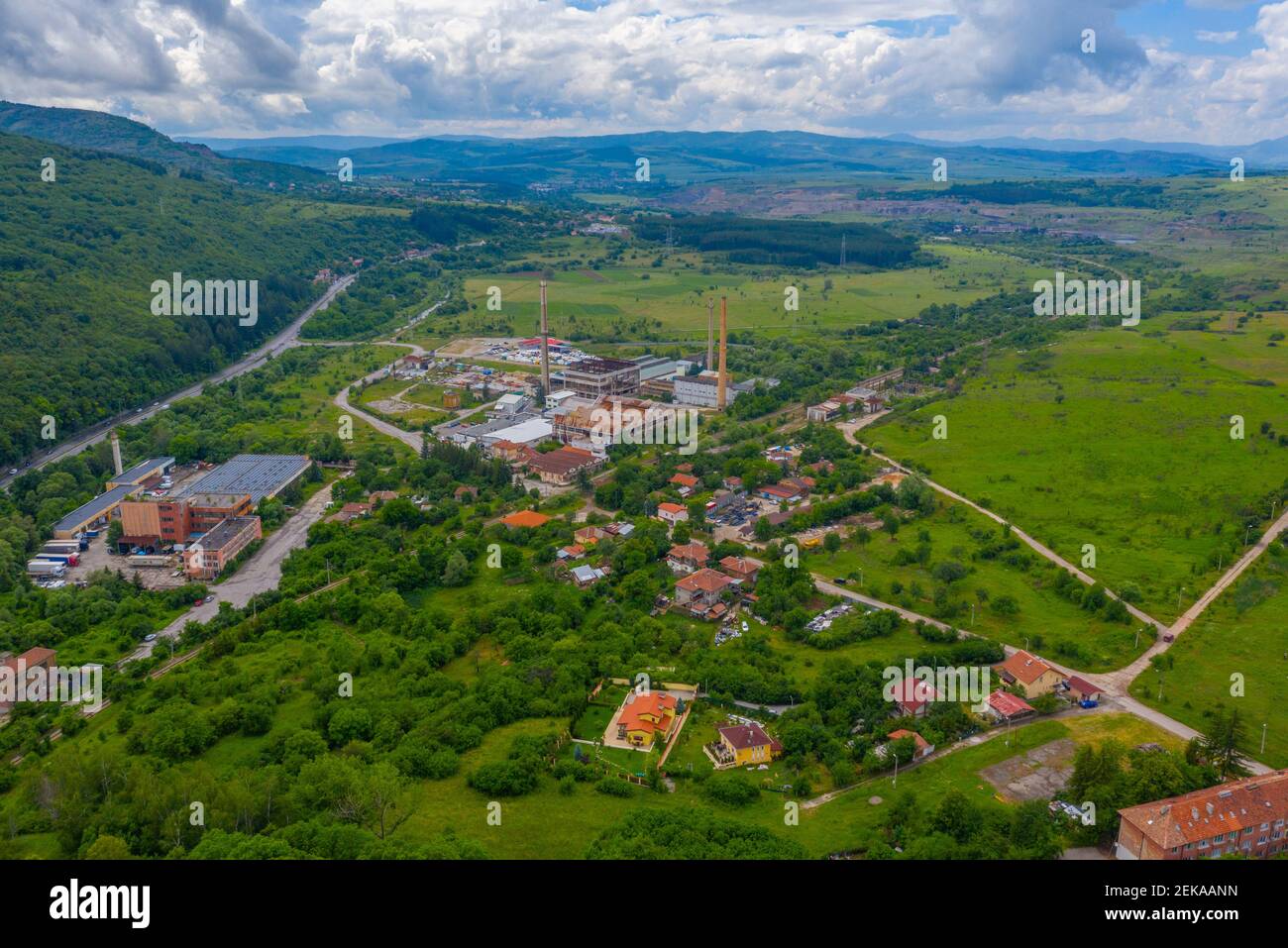 Chimney rock aerial view hi-res stock photography and images - Alamy