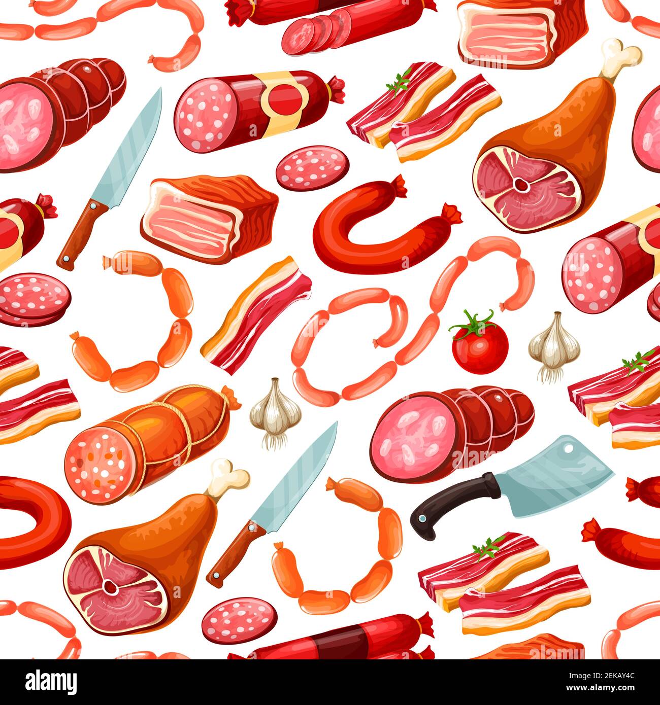Beef Vector Pattern Beef brisket burger Stock Vector Images - Alamy