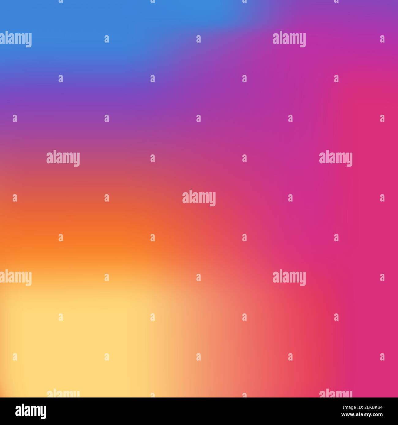 Colorful modern instagram smooth gradient background. Vector illustration Stock Vector