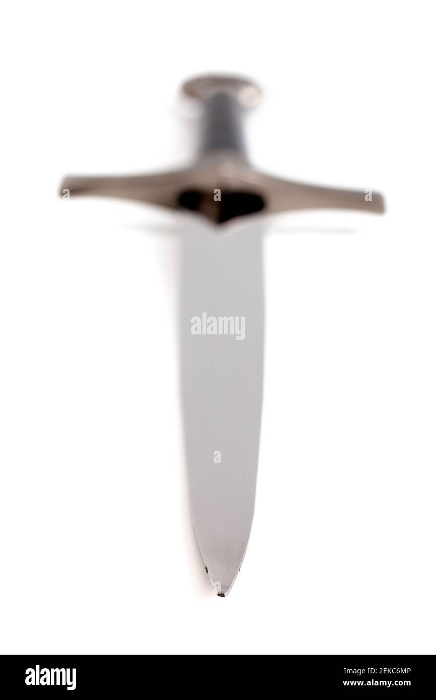 Medieval Sword Isolated on a White Background Stock Photo - Alamy