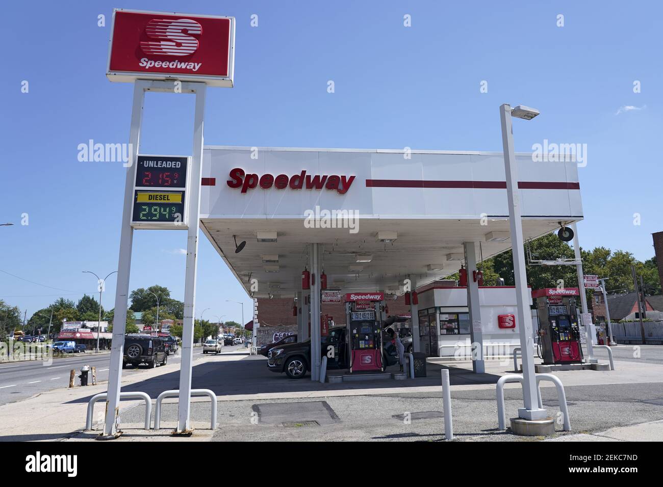 A view of Speedway gas station in Queens. Japanese retail major Seven