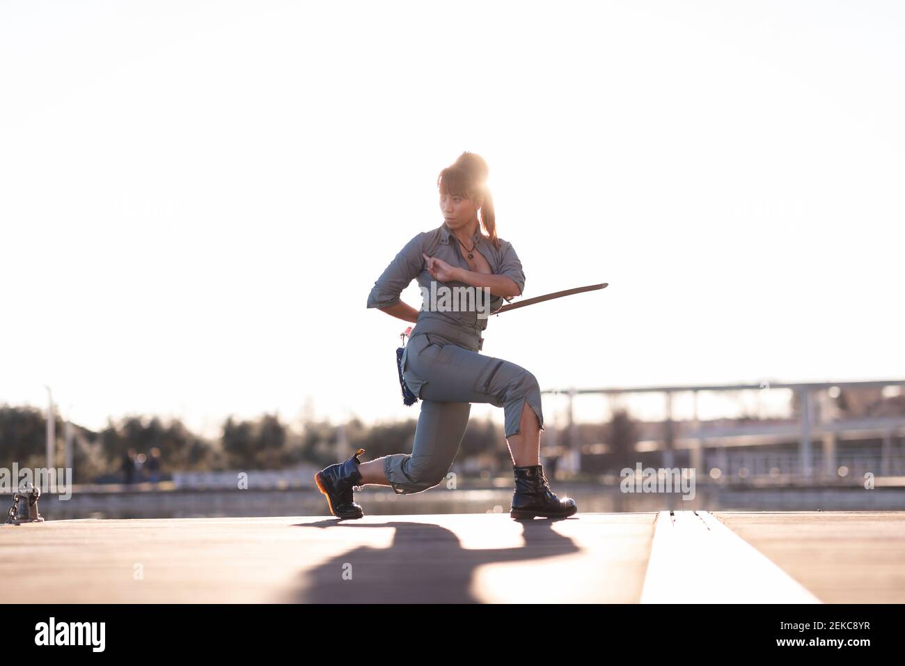 Warrior kneeling hires stock photography and images Alamy