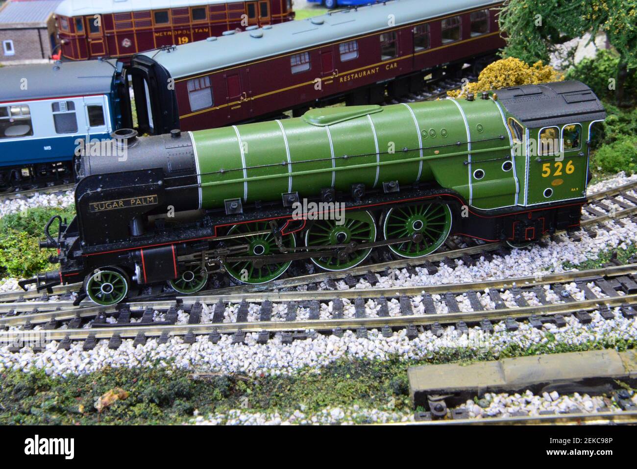 Sugar Palm an A2 locomotive in OO scale Stock Photo - Alamy