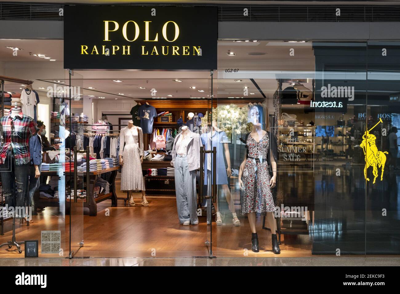 American fashion brand Ralph Lauren store and logo seen in Hong Kong.  (Photo by Budrul Chukrut / SOPA Images/Sipa USA Stock Photo - Alamy