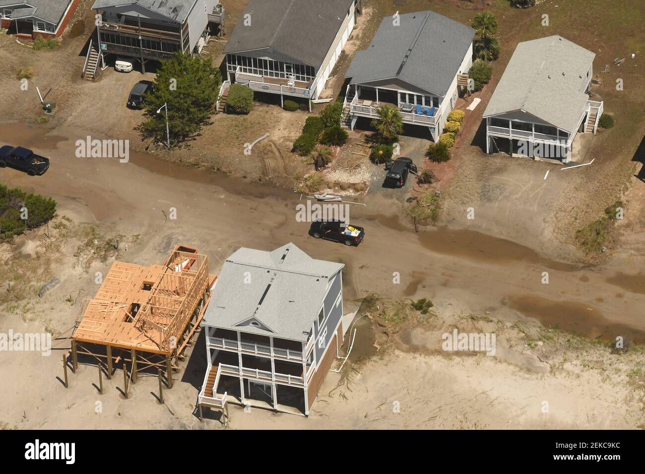 Aug 4 Southport Nc Usa Hurricane Isaisas Came Ashore Monday Night Aug 3 In Brunswick County As A Category 1 Hurricane The Storm Caused Damage Along All Of The Southern