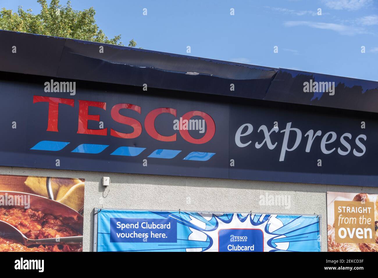 Sign at a branch of tesco hires stock photography and images Alamy