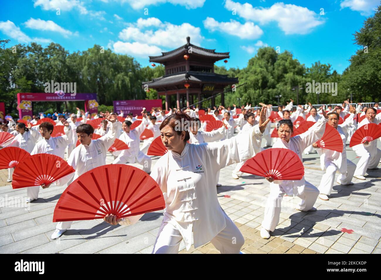 The Chinese Kungfu culture festival was held in Shenyang,Liaoning,China