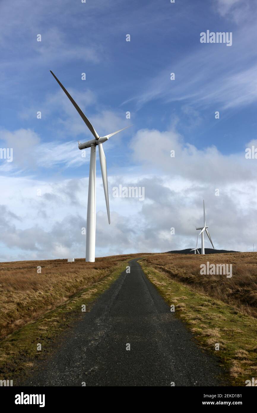 Hadyard Hill Wind Farm, nr Barr, South Ayrshire Scotland, UK The wind