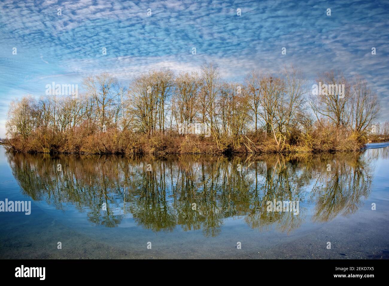 DE   Baden-Wurttemberg : The island Stock Photo