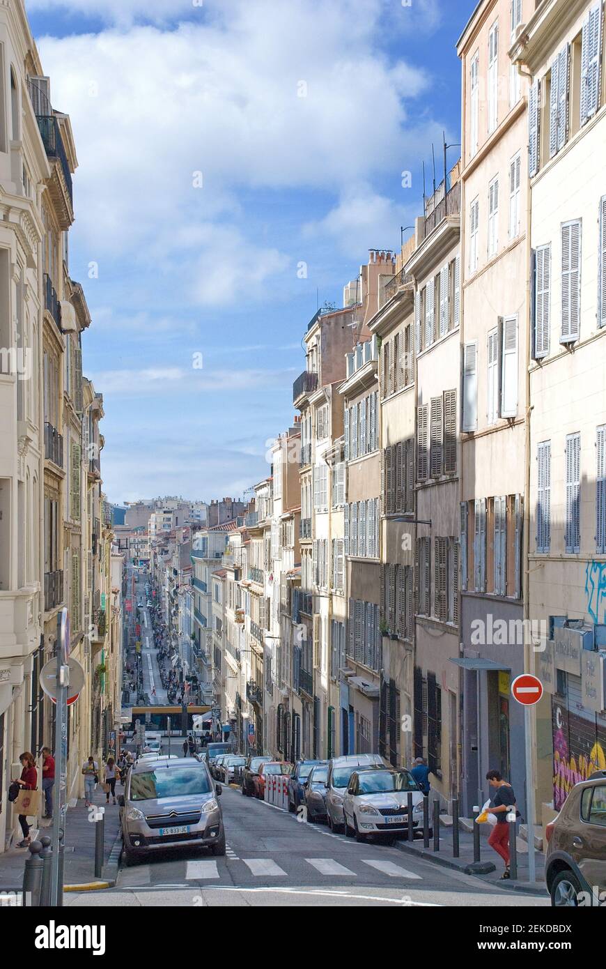 Marseille Street Scene France Hi Res Stock Photography And Images Alamy