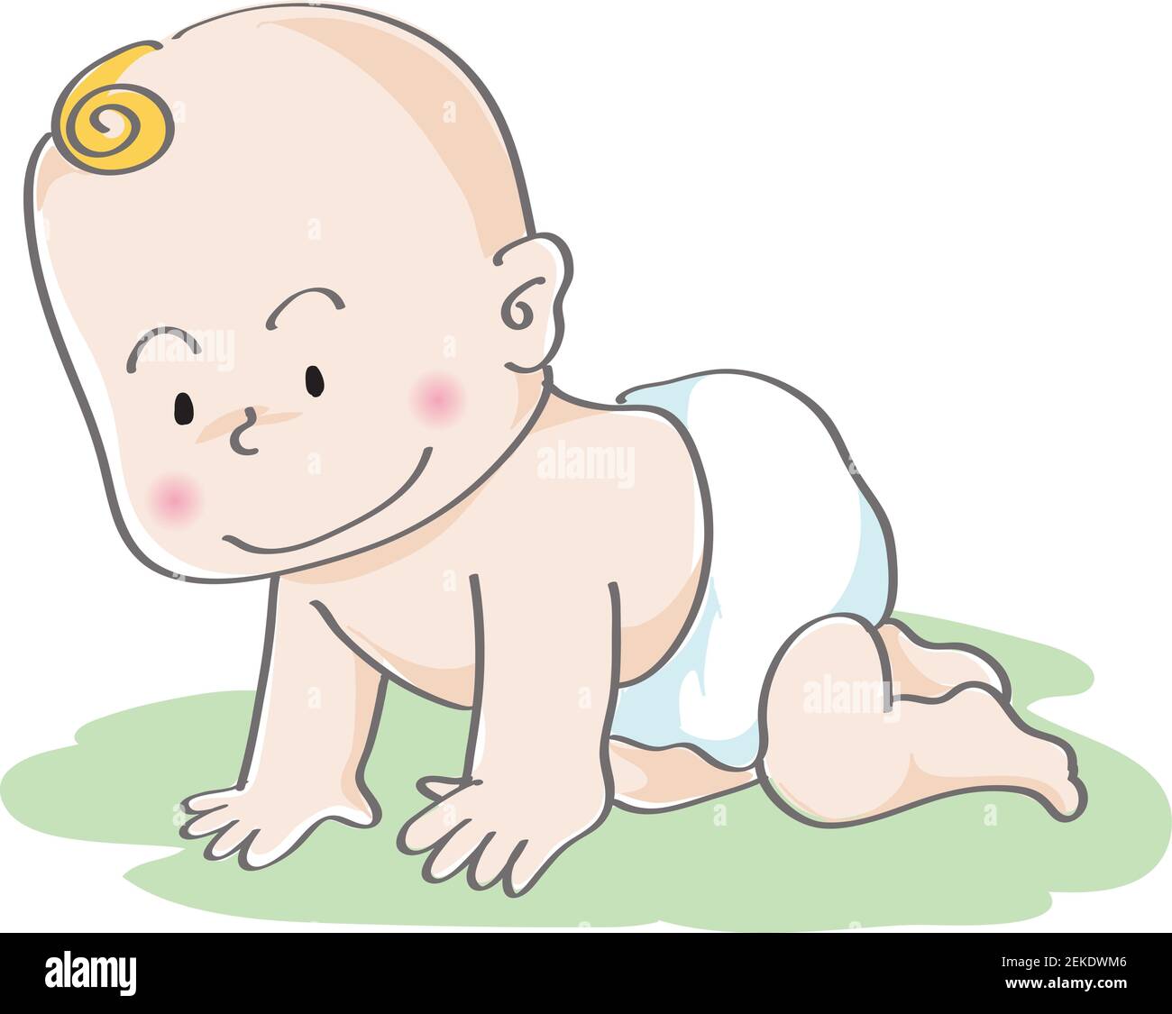 vector cartoon baby Stock Vector Image & Art - Alamy