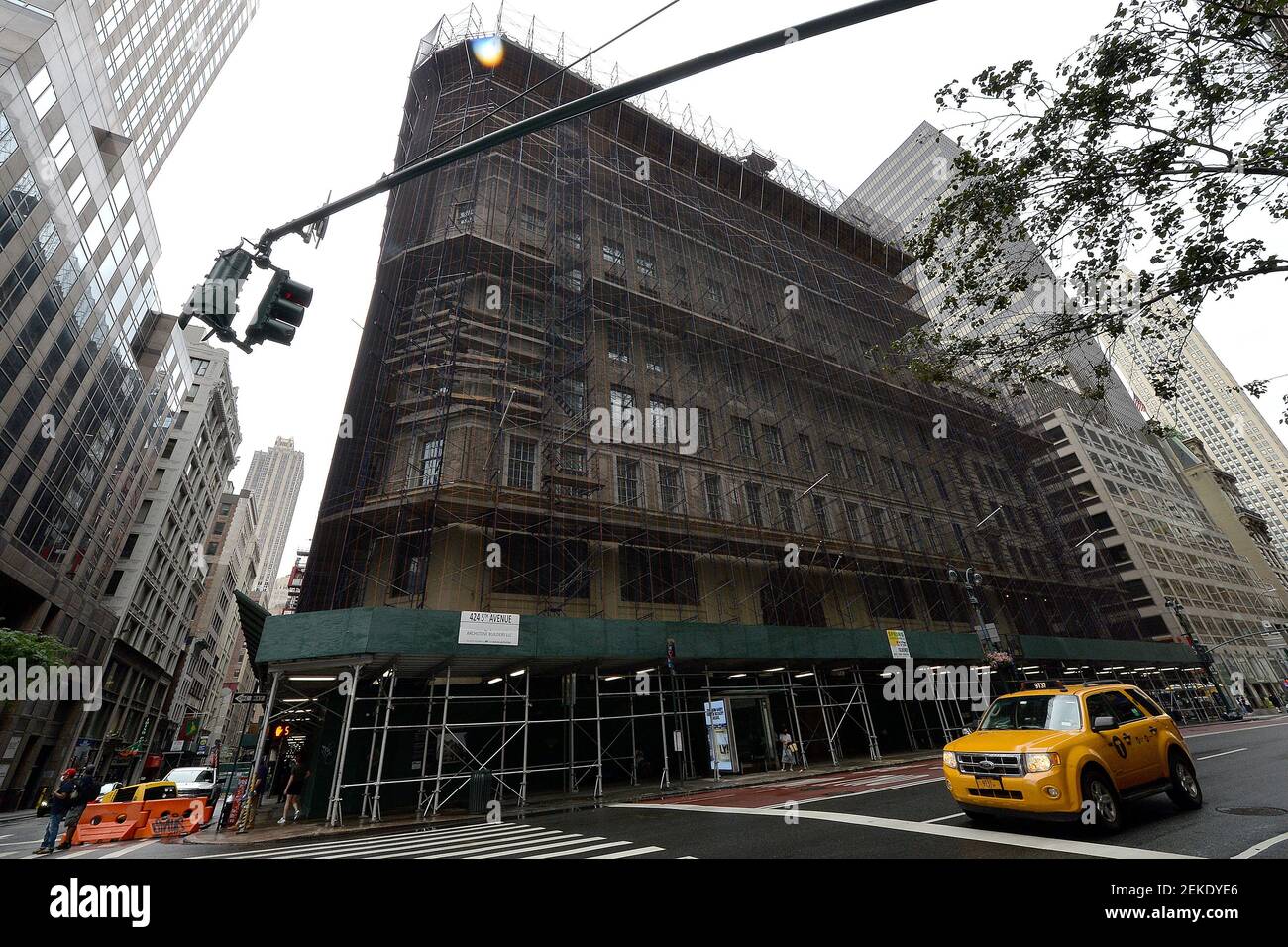 Exterior view of the former department store “Lord & Taylor” on 5th Avenue,  purchased by Amazon, who announced that it will be hiring 2,000 employess  in NYC and locating them in the