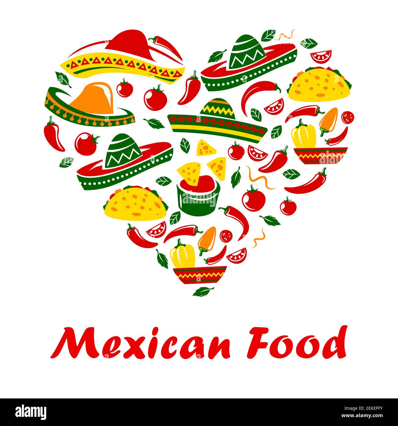 mexican-food-poster-mexico-cuisine-restaurant-menu-cover-or-cafe-bar-sign-vector-heart-of-spicy-hot-taco-mexican-sombrero-jalapeno-chili-pepper-an-stock-vector-image-art-alamy