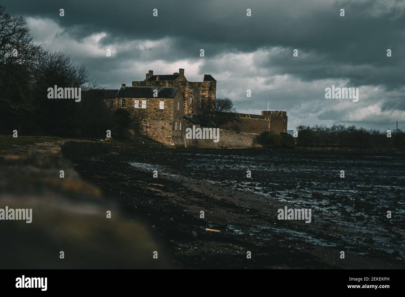The Blackness Castle in Linlithgow, Scotland Stock Photo Alamy