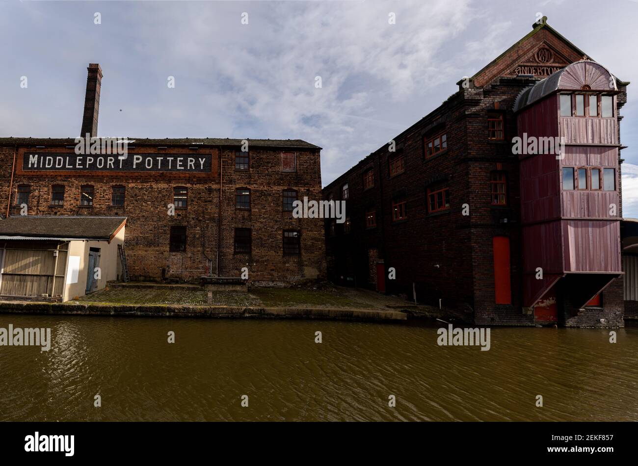 Historic Middleport Pottery factory / museum on the Trent and Mersey
