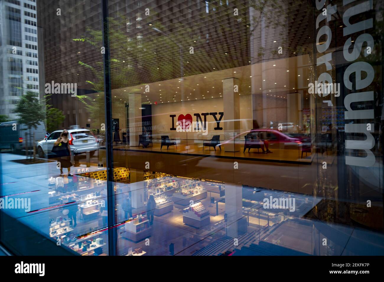 The Museum of Modern Art in New York on Thursday, August 27, 2020, the first day of the museums