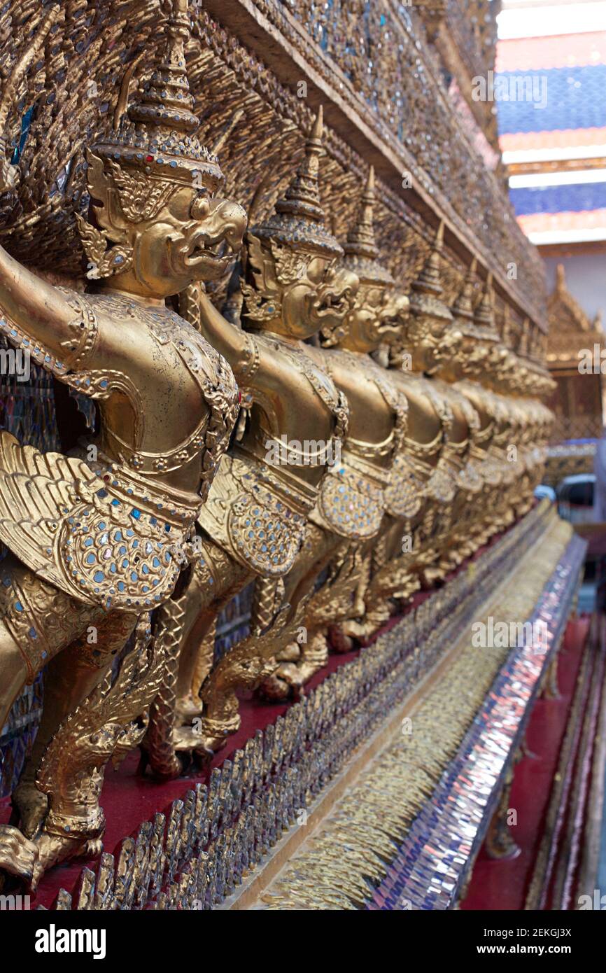 Wat Phra Kaew, Temple of the Emerald Buddha Stock Photo