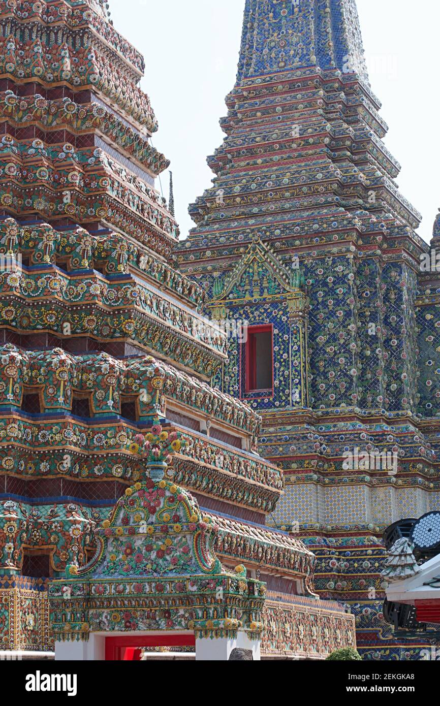 Wat Pho, Temple of the Reclining Buddha Stock Photo