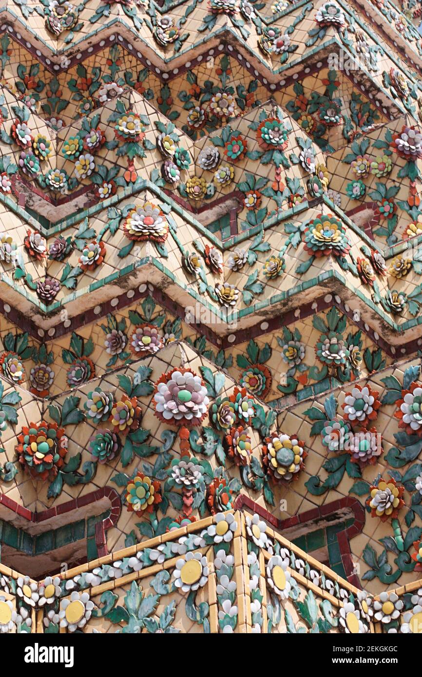 Wat Pho, Temple of the Reclining Buddha Stock Photo