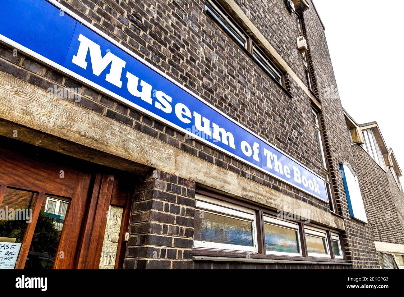 Exterior of the Museum of the Book on Salmon Lane, Limehouse, London