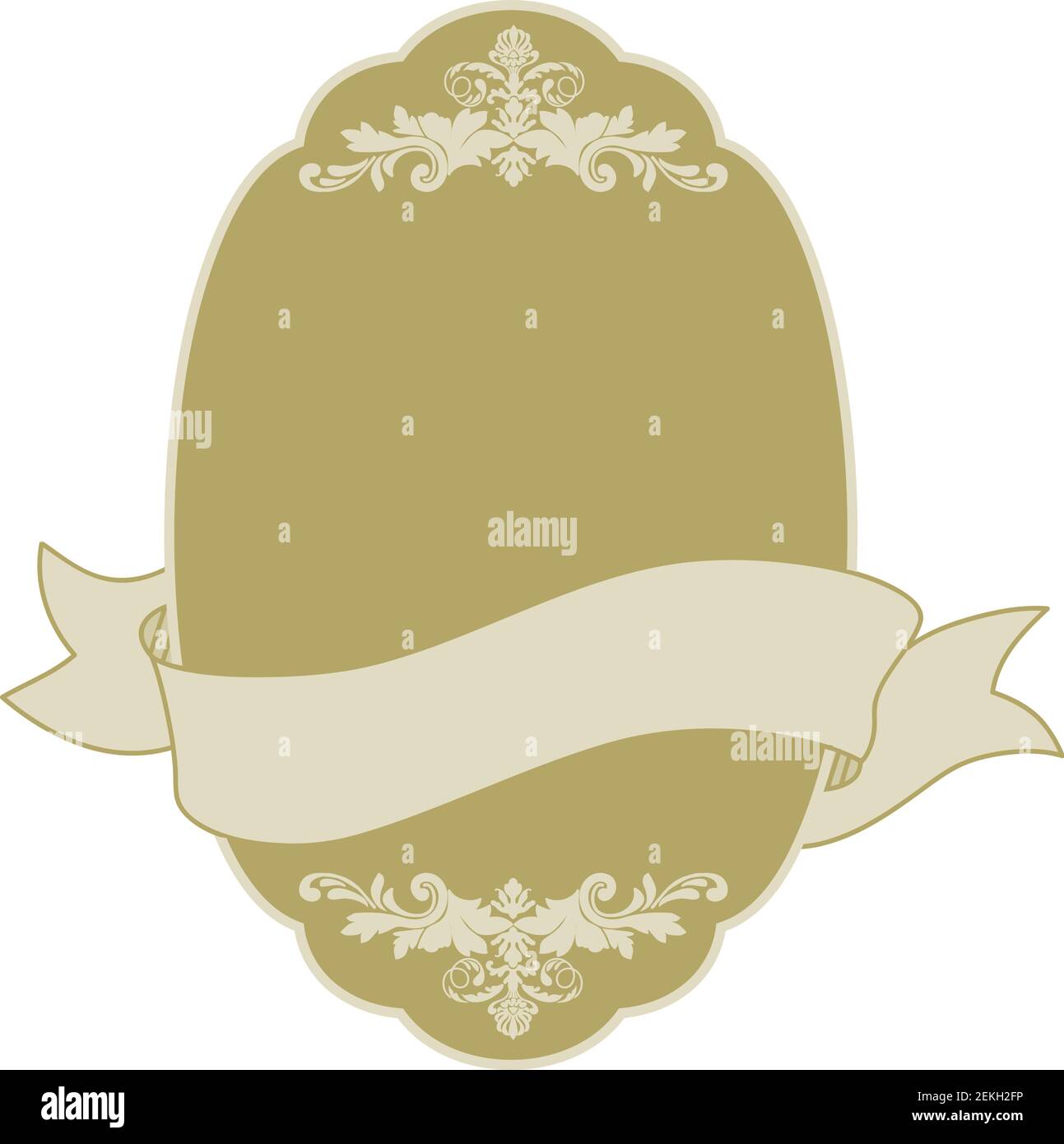 vintage empty frame Stock Vector Image & Art - Alamy