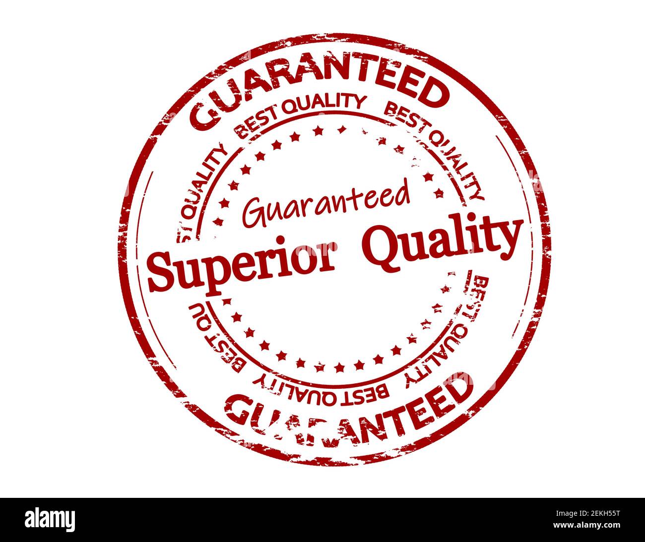 Rubber stamp with text superior quality inside, vector illustration Stock Photo
