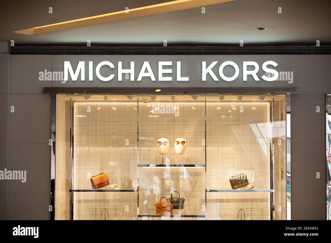 American fashion brand Michael Kors store and logo seen in Chongqing.  (Photo by Alex Tai / SOPA Images/Sipa USA Stock Photo - Alamy