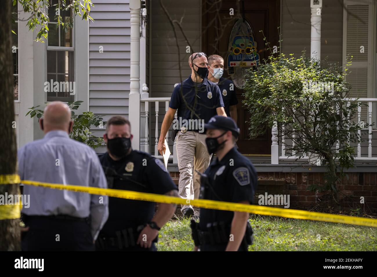 The Bloomington Police Department investigates after a triple murder