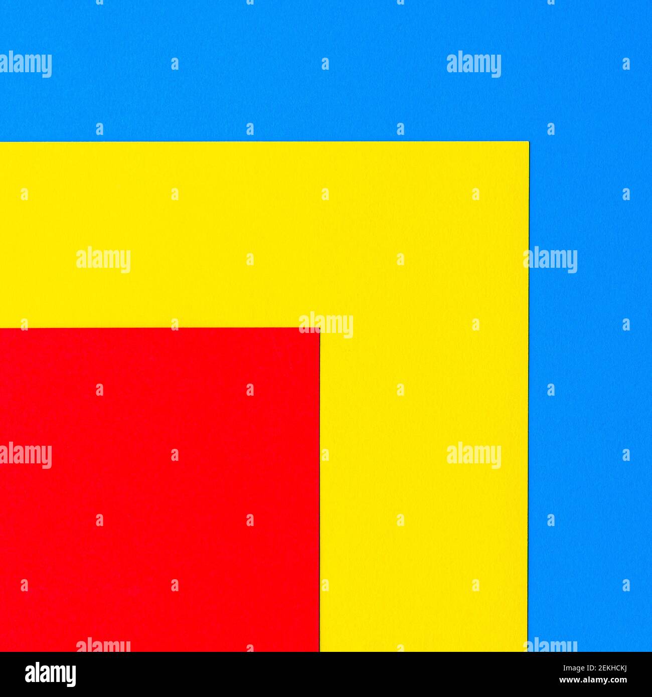 A multi-colored abstract background. Red yellow blue geometric background Stock Photo