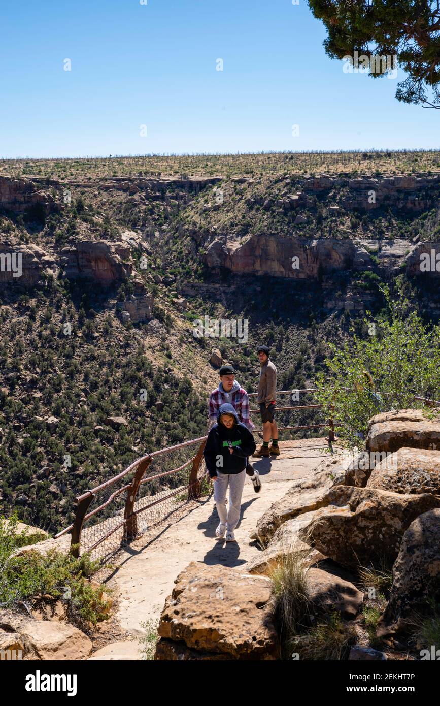 Image from Mesa Verde National Park near Durango, Colorado, showing ...