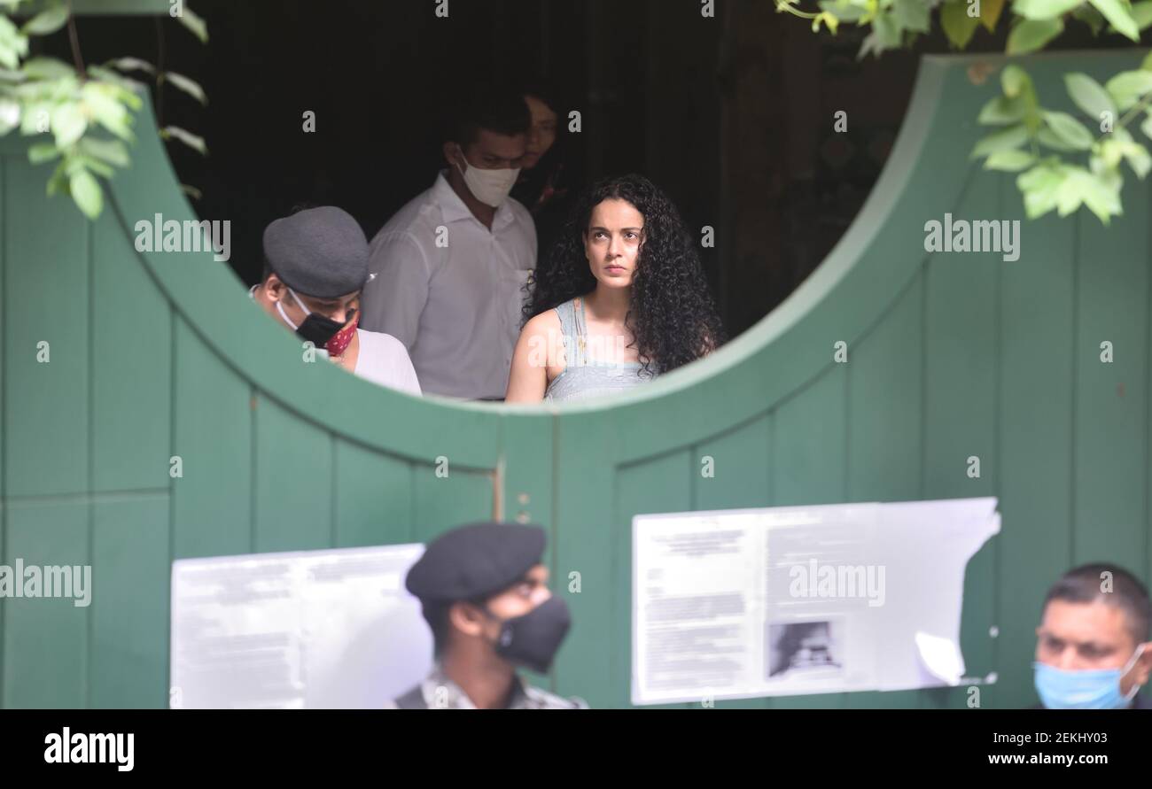MUMBAI, INDIA - SEPTEMBER 10: Bollywood actress Kangana Ranaut 