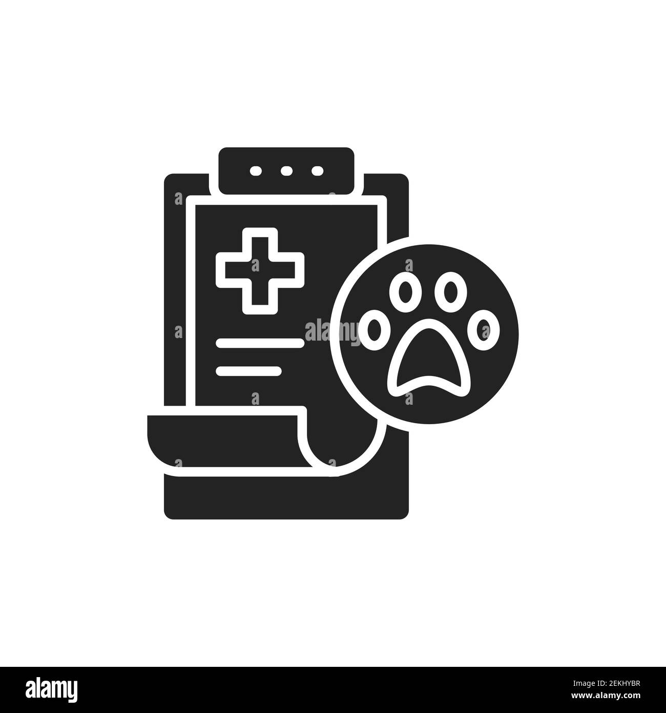 Medical clipboard black glyph icon. Health care, diagnostic list