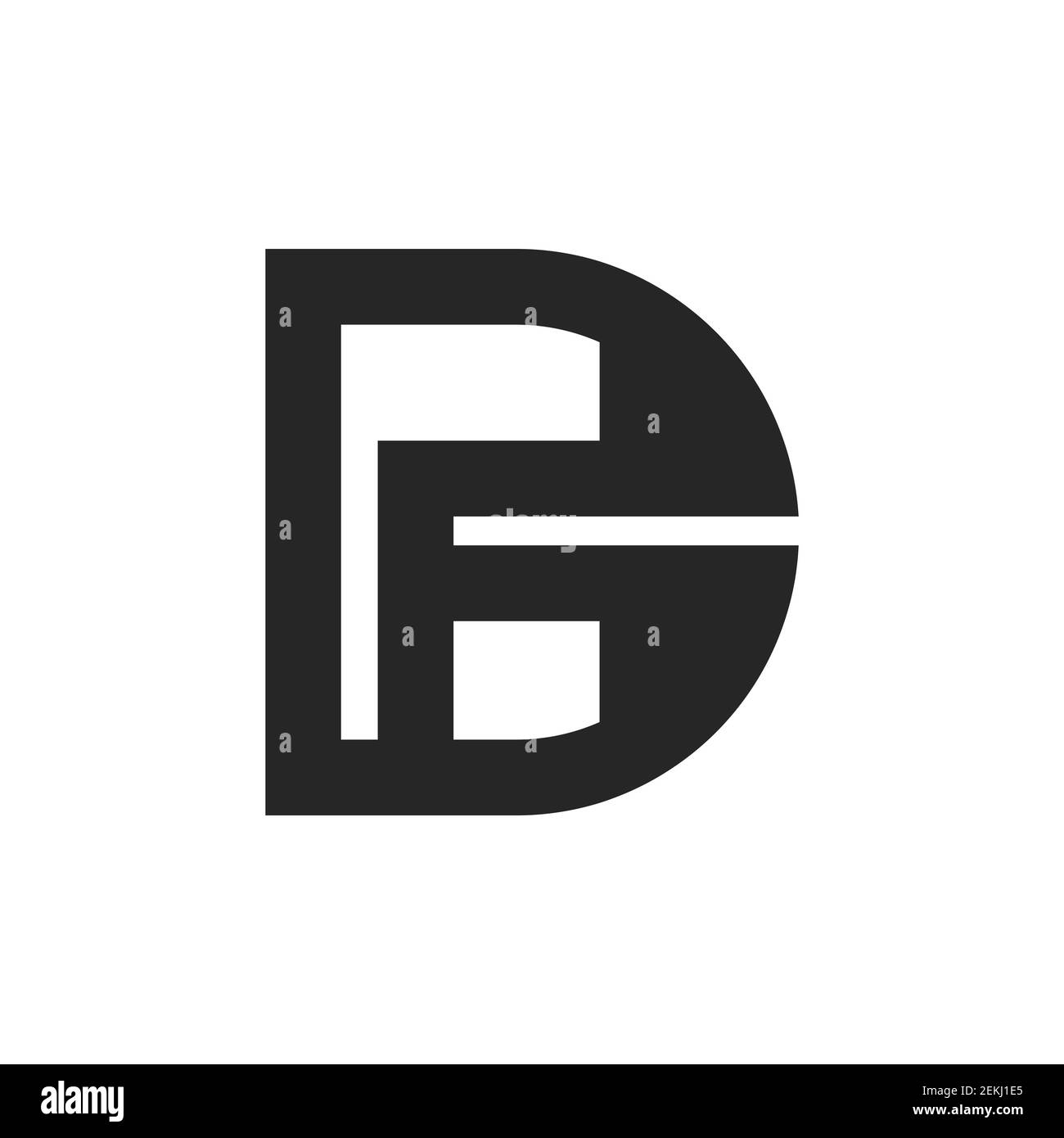 Initial fd letter logo vector template design. Linked letter df logo ...