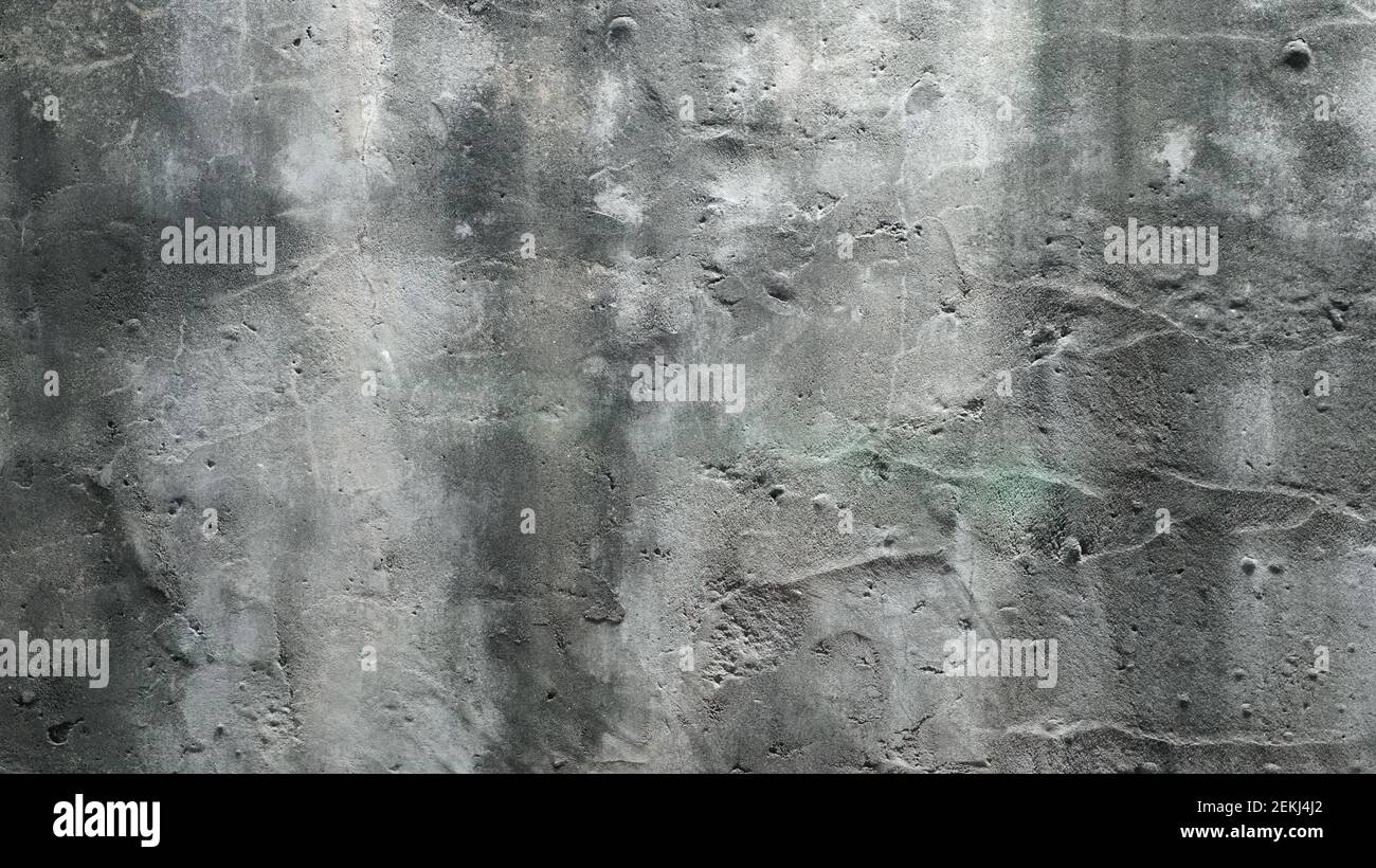 White Gunge Dirty Cracked Cement Wall Texture Stock Photo