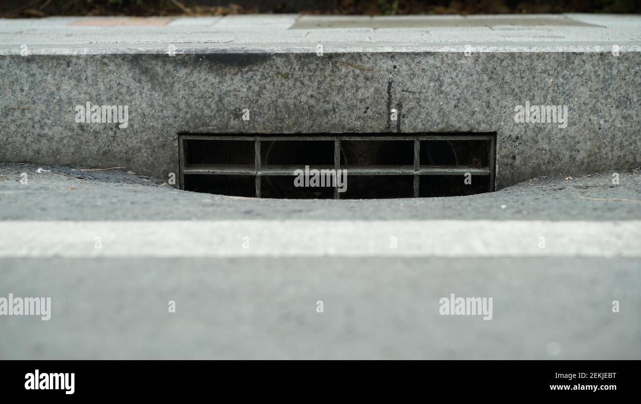 a-half-blocked-sewer-in-seoul-south-korea-stock-photo-alamy